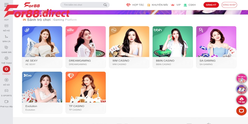 Đôi nét sơ lược về sảnh chơi Ae Sexy For88