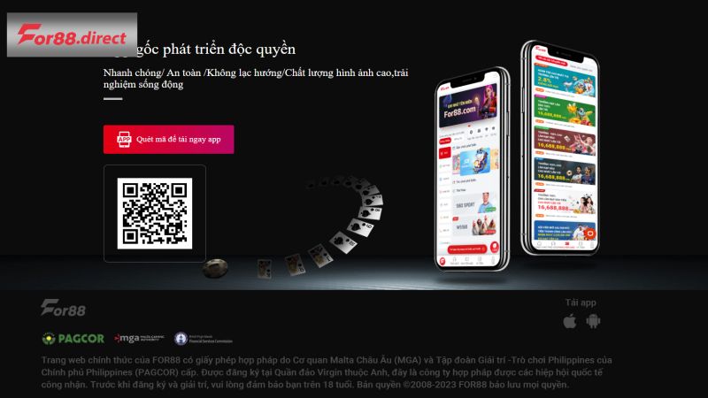 Tải App For88 với Android